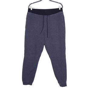 LULULEMON At Ease Jogger Heathered Black Textured Training Active Men's XL